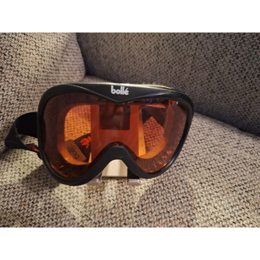 Bolle Chrono Sun‎ UV Goggles Vermillion Red Lens Safety Tactical Ski Snow Strap